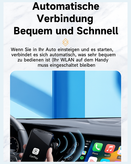 Kabellos. Zukunft – mit dem 2025 HEYINCAR 2‑in‑1 Adapter