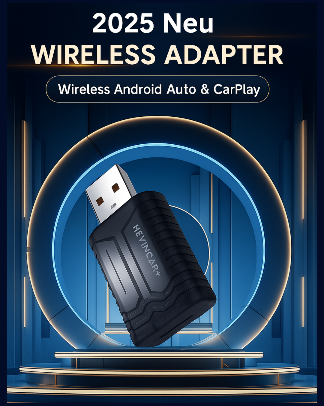 Kabellos. Zukunft – mit dem 2025 HEYINCAR 2‑in‑1 Adapter
