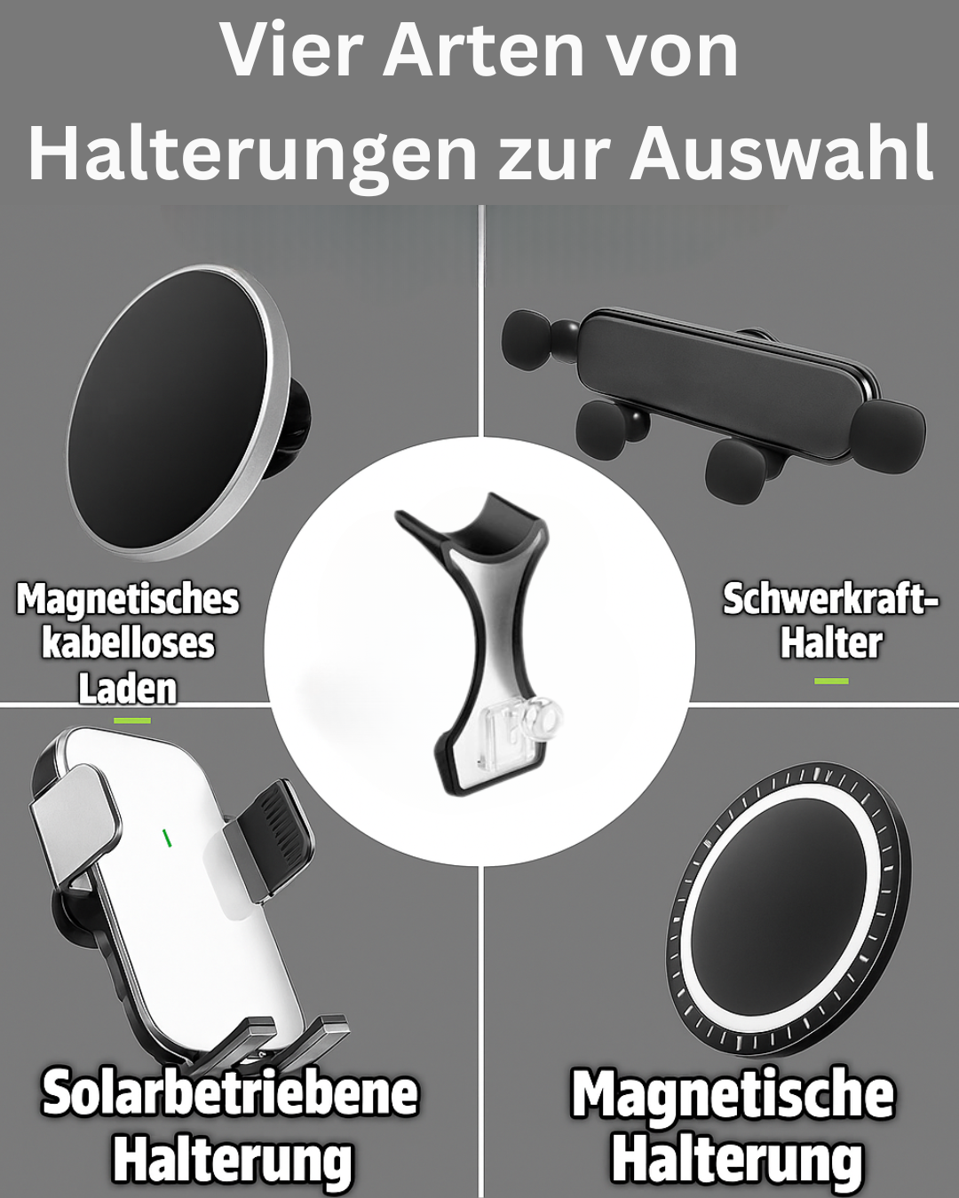 Handyhalterung für Mercedes C-Klasse W205 & GLC X253/C253
