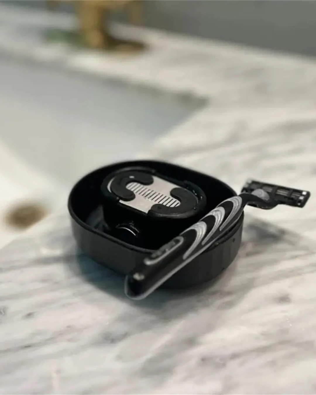 Rasierer‑Spüler & Halter