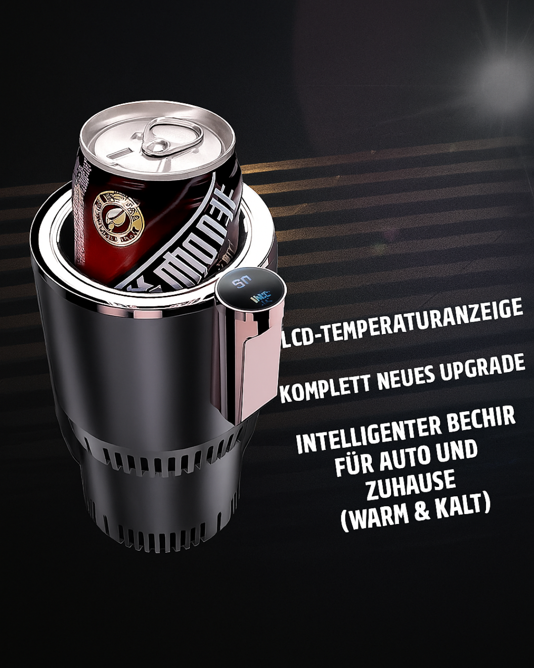 Smart Car 2-in-1-Getränkehalter für heiße und kalte Tasse