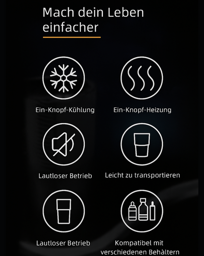 Smart Car 2-in-1-Getränkehalter für heiße und kalte Tasse