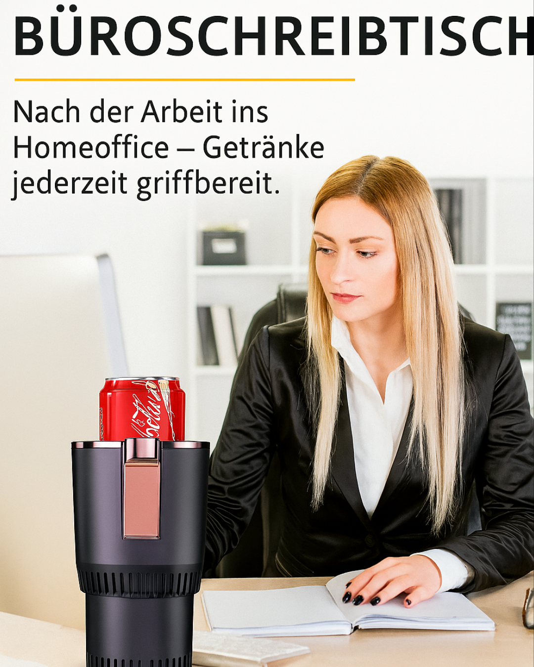Smart Car 2-in-1-Getränkehalter für heiße und kalte Tasse