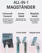 Premium Sport-Trinkflasche mit Magnethalter