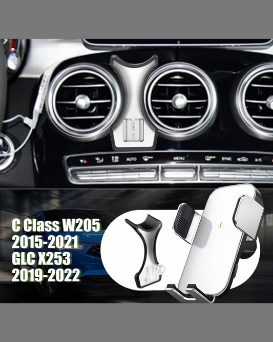 Handyhalterung für Mercedes C-Klasse W205 &amp; GLC X253/C253