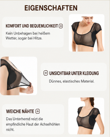 Anti-Schweiß Sommer Shirt für Damen