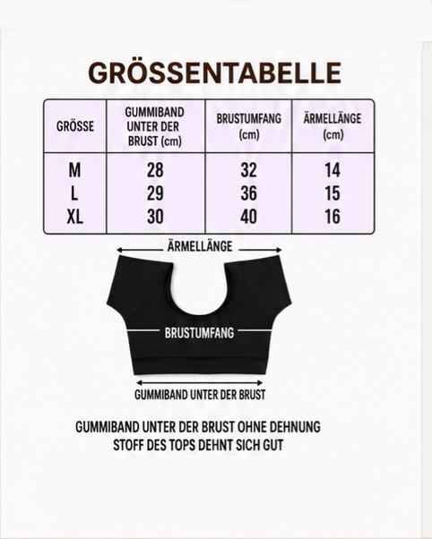 Anti-Schweiß Sommer Shirt für Damen